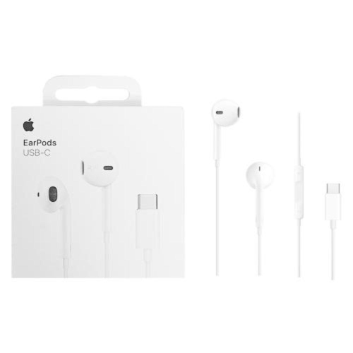 APPLE EARPODS AURICOLARI CON MICROFONO CABLATO USB-C BIANCO
